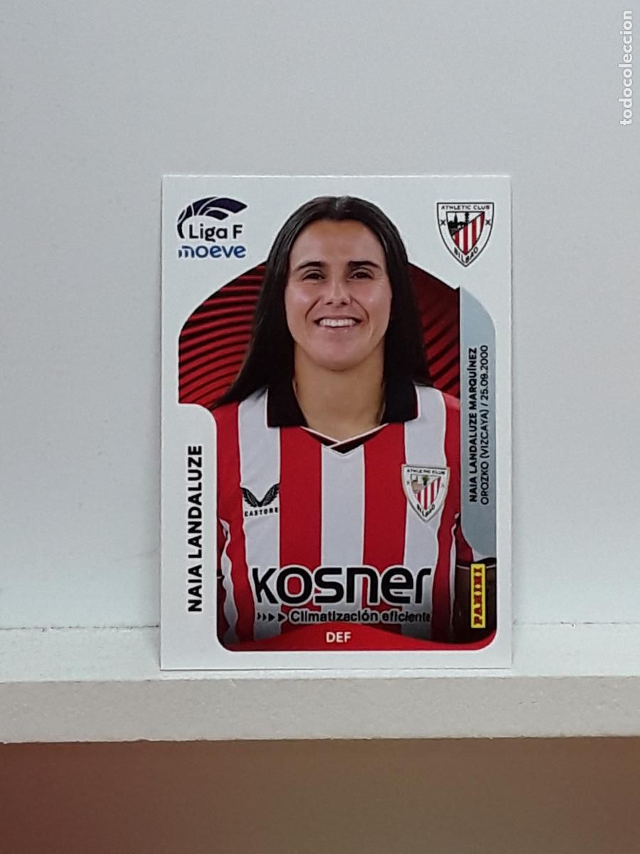 Cartes &agrave; collectionner de Football: LIGA FEMENINA 2025 2026 F 25 26 ALBUM PANINI LIGA N 29A 29 A ATHLETIC NAIA LANDALUZE
