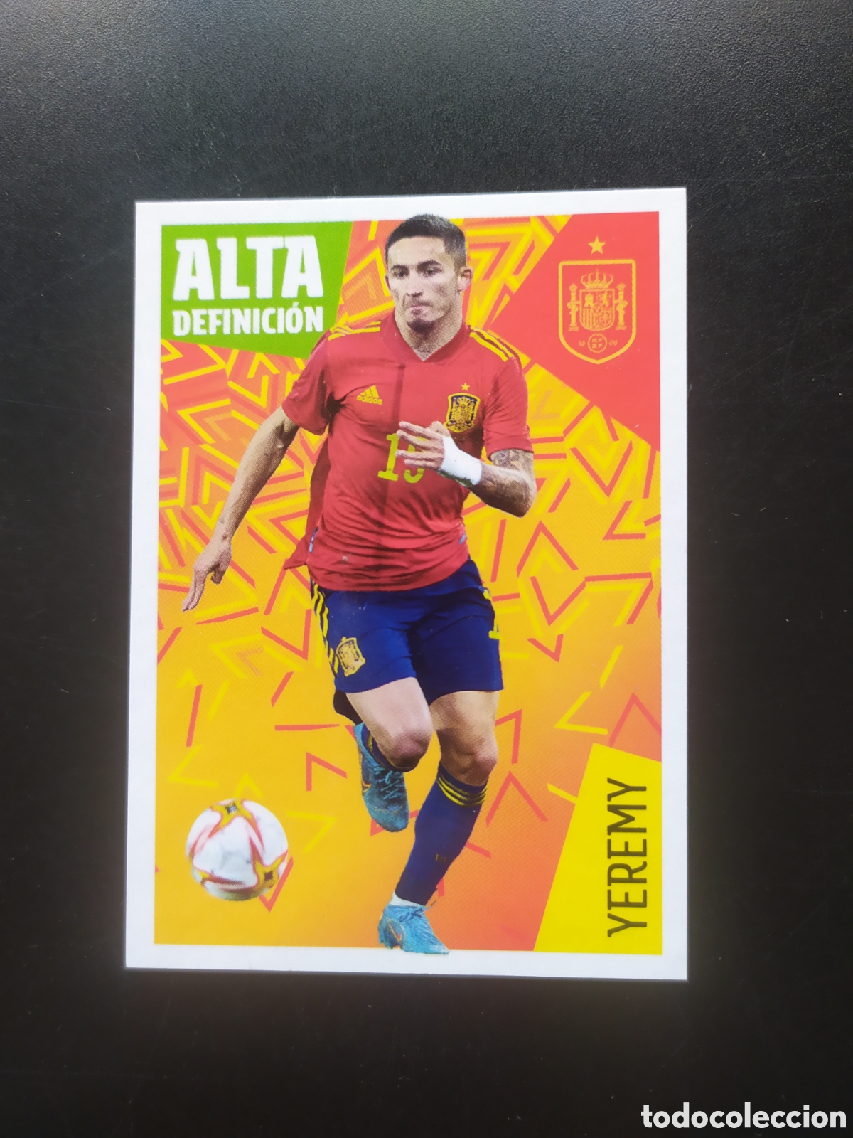 Cromos de F&uacute;tbol: FIFA WORLD CUP 2022 QATAR idolos Roja Carrefour panini Yeremy n&deg; 39 Espa&ntilde;a