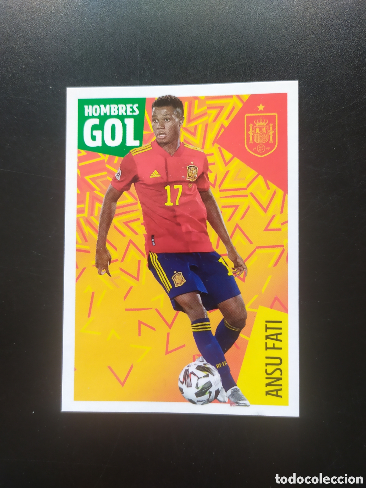 Cromos de F&uacute;tbol: FIFA WORLD CUP 2022 QATAR idolos Roja Carrefour panini Ansu Fati n&deg; 41 Espa&ntilde;a
