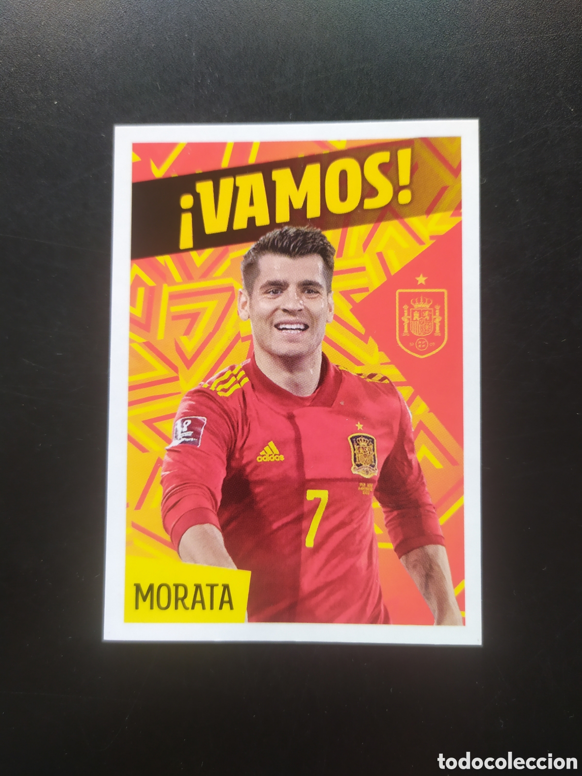 Cromos de F&uacute;tbol: FIFA WORLD CUP 2022 QATAR idolos Roja Carrefour panini Morata n&deg; 42 Espa&ntilde;a