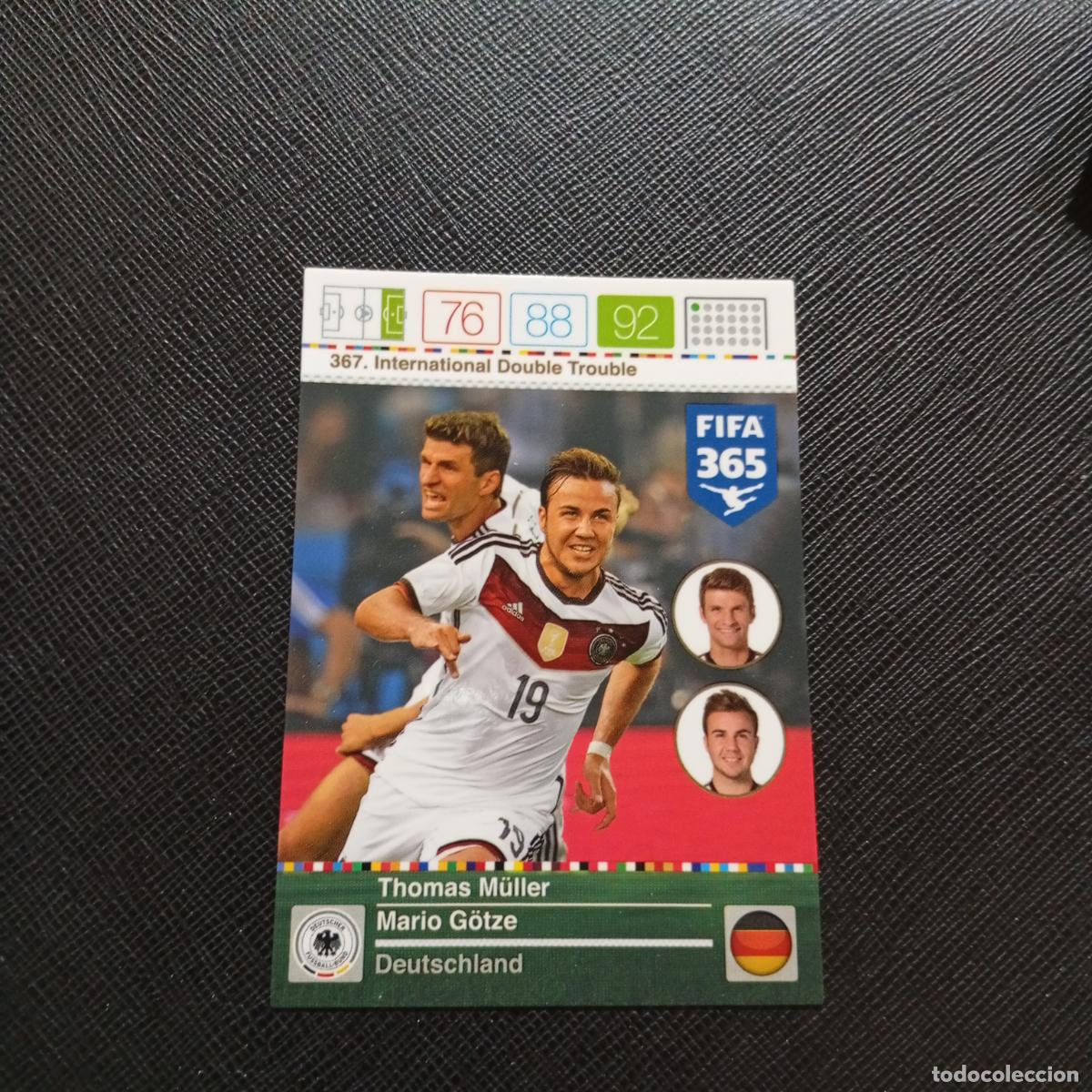 Cromos de F&uacute;tbol: 367 MULLER GOTZE ALEMANIA ADRENALYN 2015 2016 FIFA 365 CROMO FUTBOL 15 16 - A96 PG154