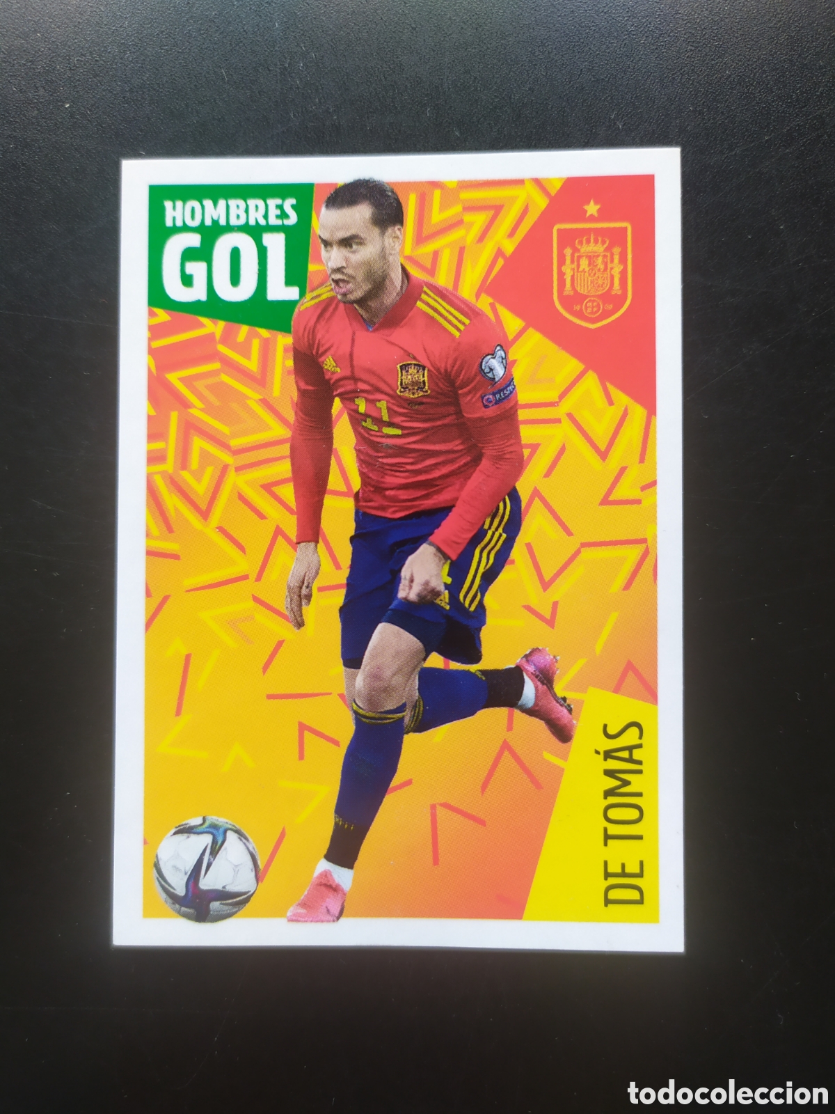 Cromos de F&uacute;tbol: FIFA WORLD CUP 2022 QATAR idolos Roja Carrefour panini De Tomas n&deg; 44 Espa&ntilde;a