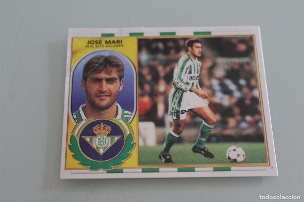 Cromos de F&uacute;tbol: ESTE 96 97 JOS&Eacute; MARI BAJA RECUPERADO &Aacute;LBUM