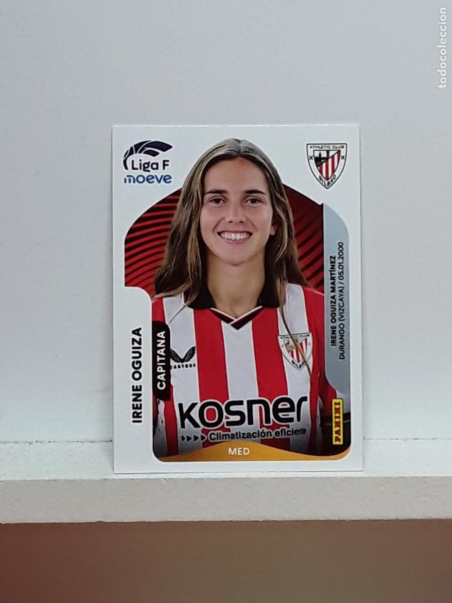Cromos de F&uacute;tbol: LIGA FEMENINA 2025 2026 F 25 26 ALBUM PANINI LIGA N 32 ATHLETIC IRENE OGUIZA