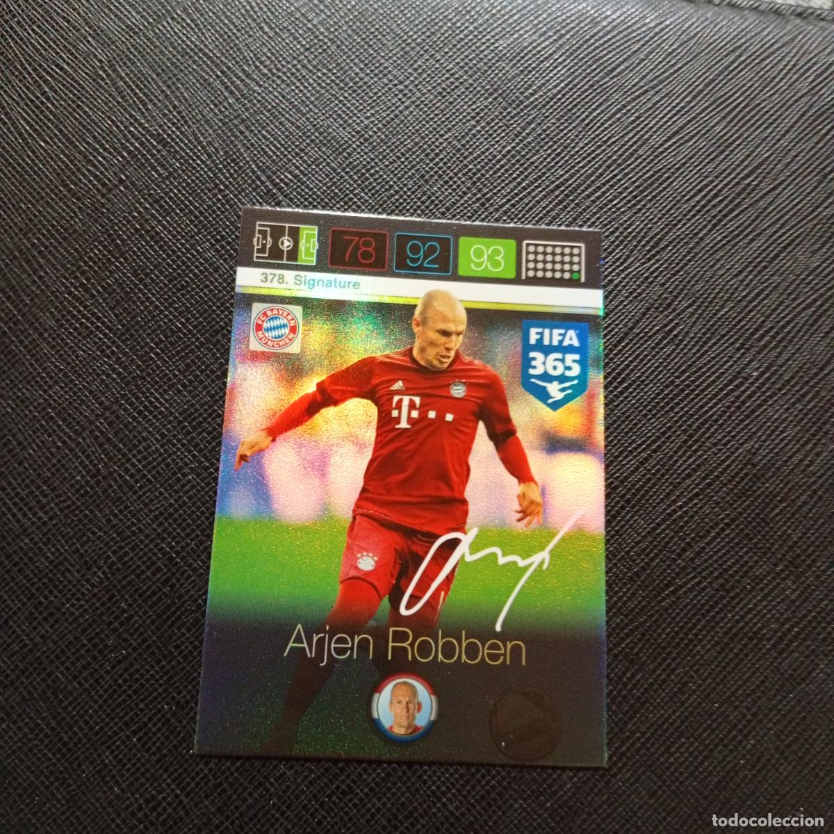 Cromos de F&uacute;tbol: 378 ROBBEN BAYERN MUNICH ADRENALYN 2015 2016 FIFA 365 CROMO FUTBOL 15 16 - A96 PG172