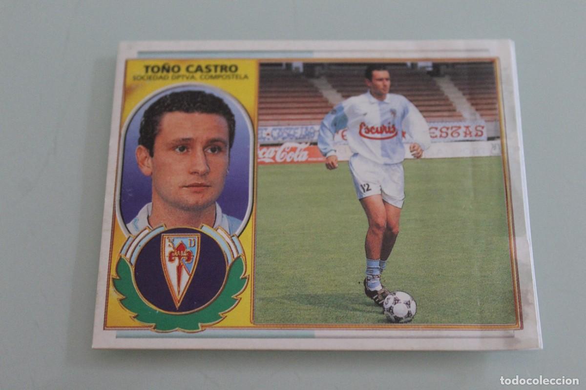 Cromos de F&uacute;tbol: ESTE 96 97 TO&Ntilde;O CASTRO BAJA RECUPERADO &Aacute;LBUM