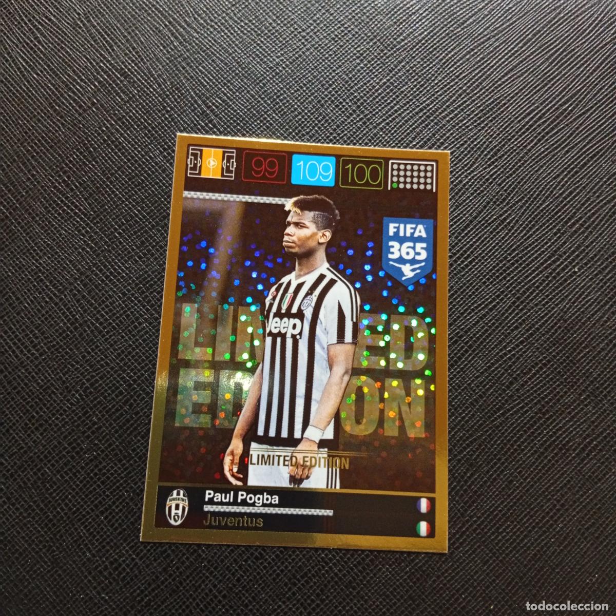 Cromos de F&uacute;tbol: POGBA JUVENTUS ADRENALYN 2015 2016 FIFA 365 CROMO FUTBOL 15 16 - A96 PG181 LIMITED EDITION