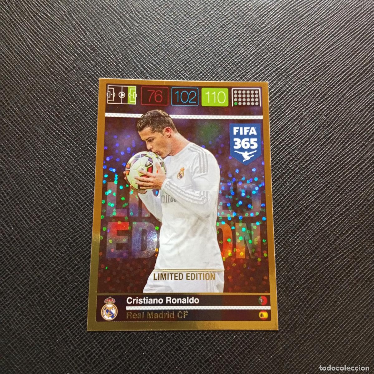 Cromos de F&uacute;tbol: CRISTIANO RONALDO RAL MADRID ADRENALYN 2015 2016 FIFA 365 FUTBOL 15 16 - A96 PG181 LIMITED EDITION