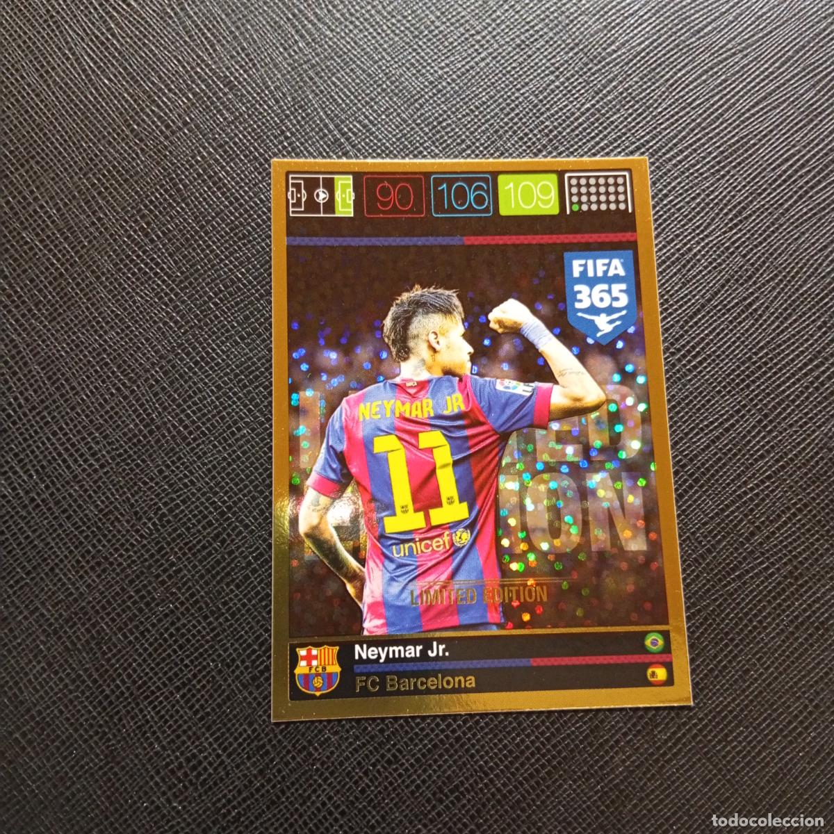 Cromos de F&uacute;tbol: NEYMAR JR BARCELONA ADRENALYN 2015 2016 FIFA 365 CROMO FUTBOL 15 16 - A96 PG217 LIMITED EDITION