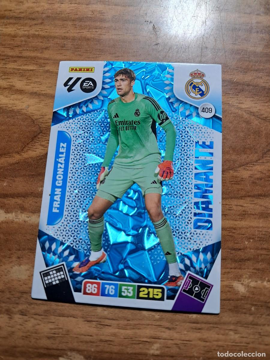 Cromos de F&uacute;tbol: CARD DIAMANTE TEMPORADA 25/26: DIAMANTE FRAN GONZ&Aacute;LEZ, N&deg; 409