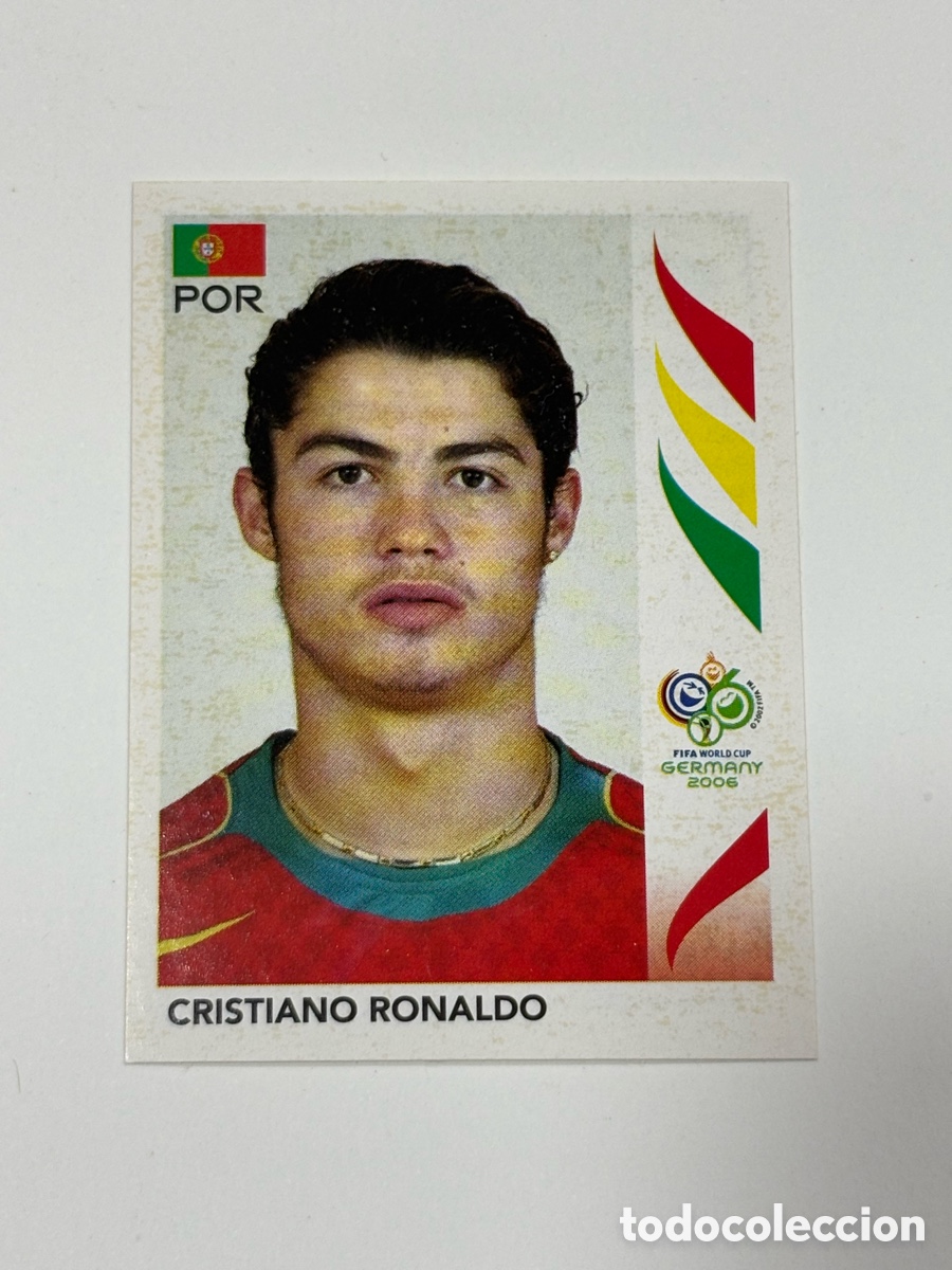 Cromos de F&uacute;tbol: 2006 Panini World Cup #298 Cristiano Ronaldo Germany Sticker Rookie RK PSA ?