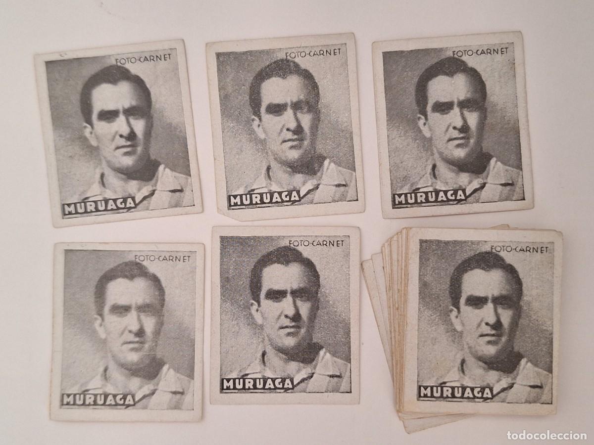 Cromos de F&uacute;tbol: LOTE 36 CROMO FUTBOL ESPA&Ntilde;OL FOTO CARNET EDITORIAL CISNE 1942 1943 REPETIDOS NUNCA PEGADOS RV