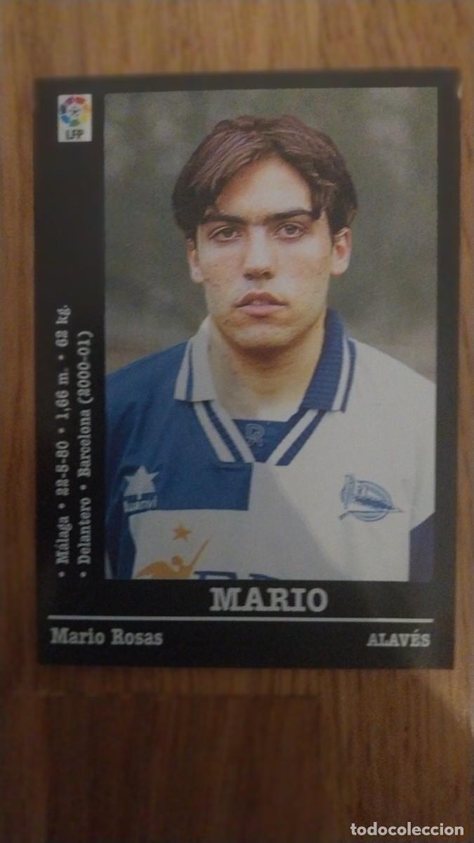 Cartes &agrave; collectionner de Football: MARIO DEPORTIVO ALAVES 98A PANINI 2000 - 2001 00 01 NUNCA PEGADO SIN PEGAR