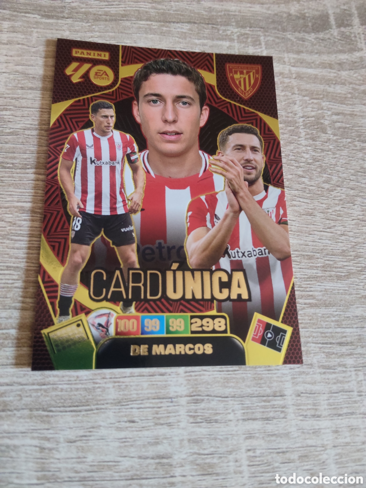 Cromos de F&uacute;tbol: Panini Adrenalyn 2025 2026 25 26 De Marcos Athletic de Bilbao card unica