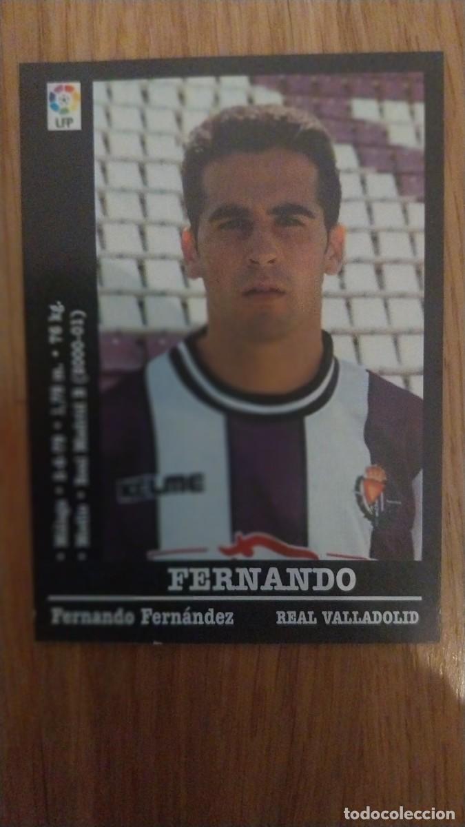 Cromos de F&uacute;tbol: FERNANDO 130A COLOCA VALLADOLID PANINI LIGA 2000/01 00 01 NUNCA PEGADO SIN PEGAR