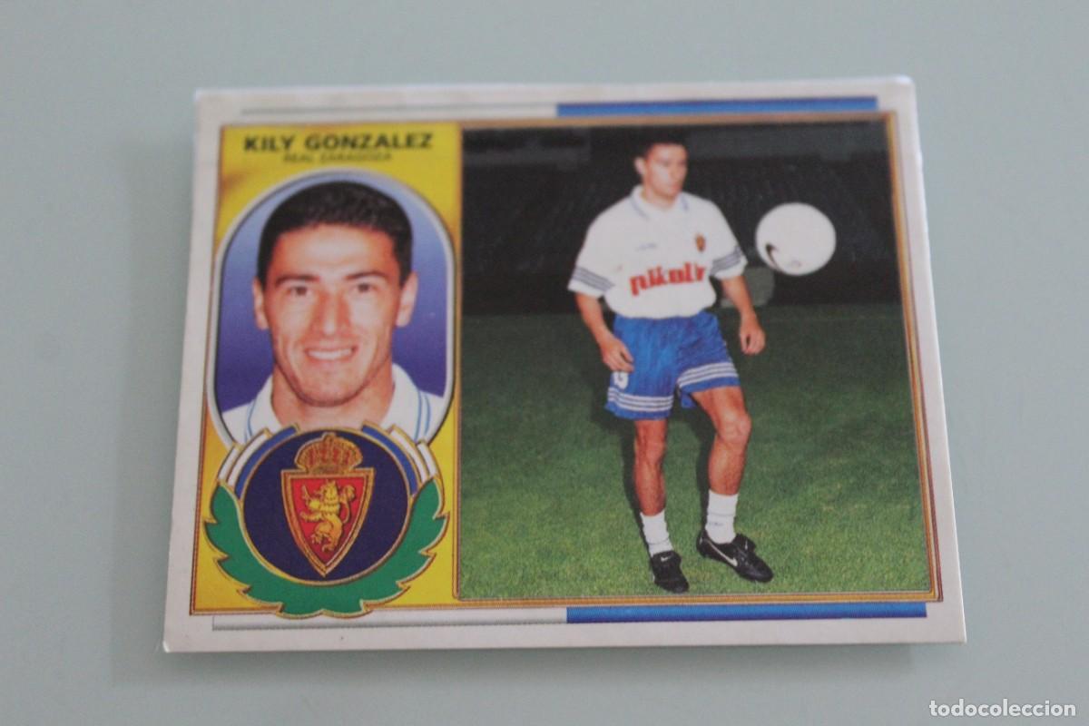 Cromos de F&uacute;tbol: ESTE 96 97 KILY GONZ&Aacute;LEZ COLOCA RECUPERADO &Aacute;LBUM