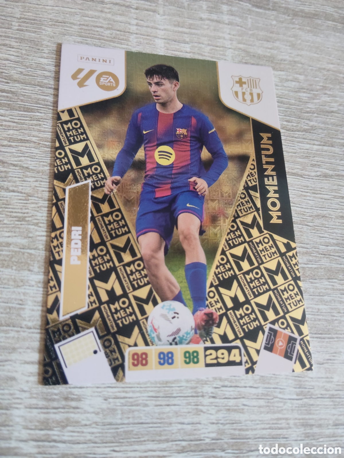 Cromos de F&uacute;tbol: Panini Adrenalyn 2025 2026 25 26 Pedri Barcelona momentum