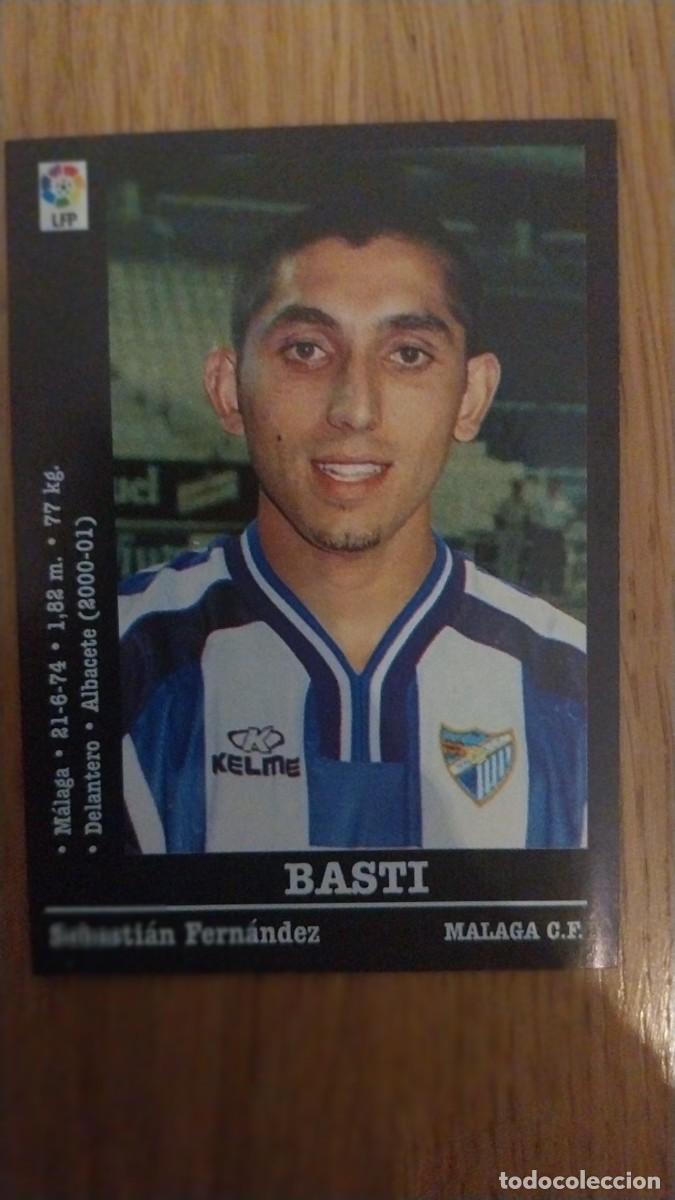 Cromos de F&uacute;tbol: BASTI MALAGA 203A PANINI LIGA 2000 - 2001 00 01 NUNCA PEGADO SIN PEGAR