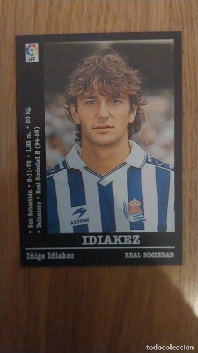 Cromos de F&uacute;tbol: IDIAKEZ REAL SOCIEDAD n&ordm; 219A 219 PANINI LIGA 2000 2001 SIN PEGAR 00 01