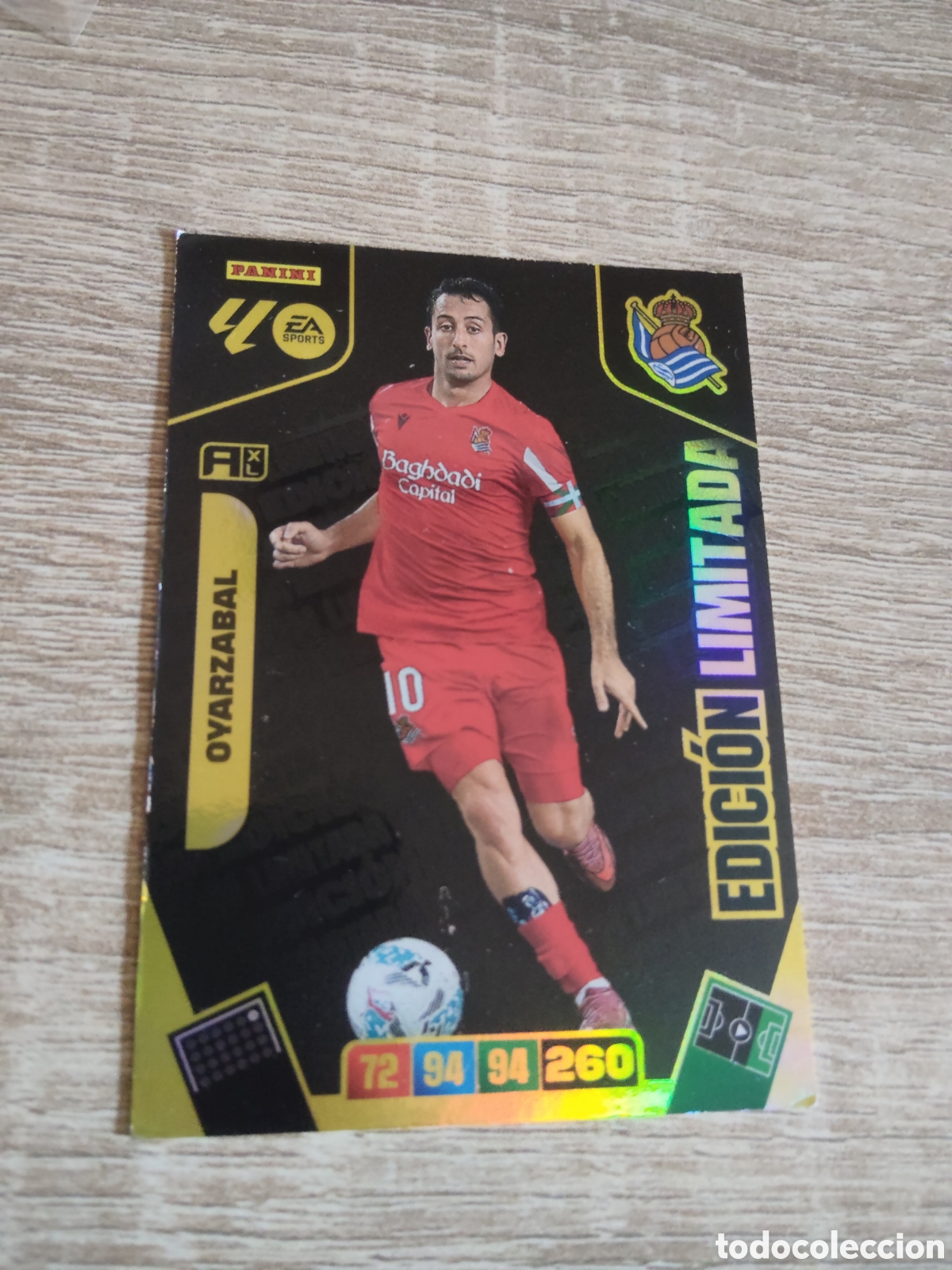 Cromos de F&uacute;tbol: Panini Adrenalyn 2025 2026 25 26 Oyarzabal Real Sociedad edici&oacute;n limitada