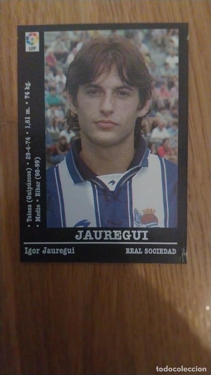 Cromos de F&uacute;tbol: JAUREGUI REAL SOCIEDAD 213A PANINI 2000 - 2001 00 01 NUNCA PEGADO SIN PEGAR