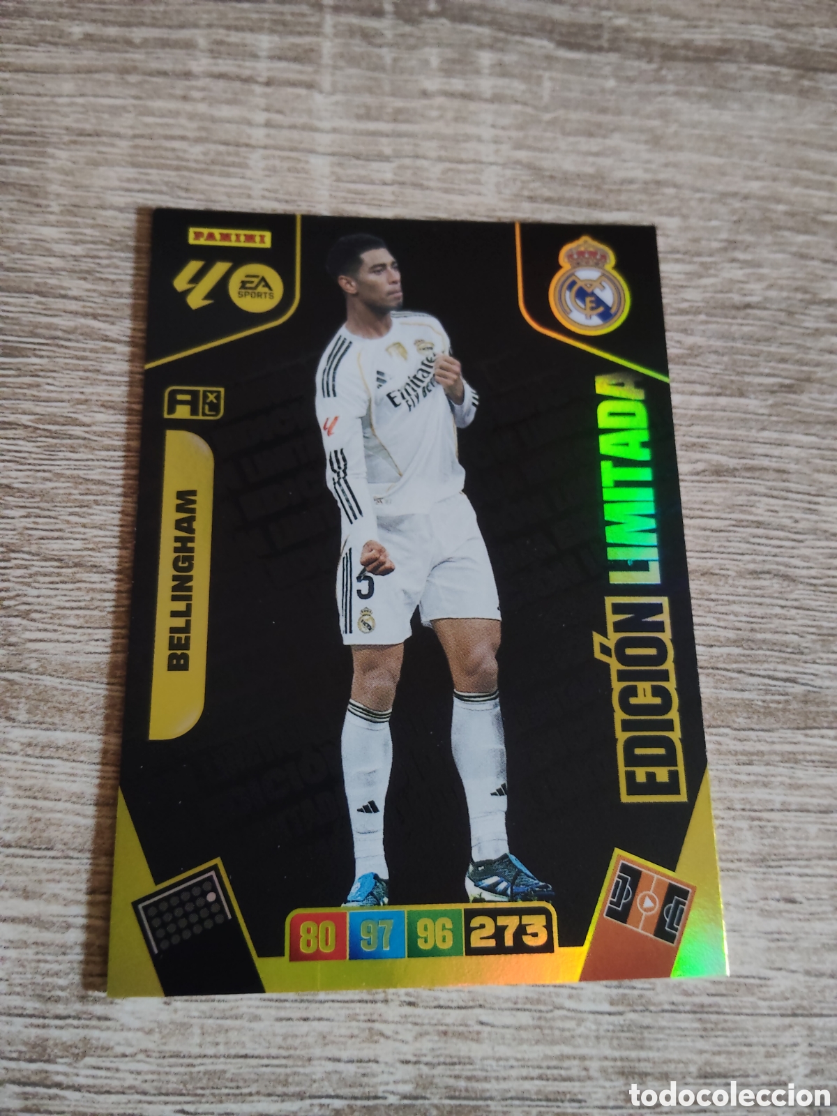 Cromos de F&uacute;tbol: Panini Adrenalyn 2025 2026 25 26 Bellingham Real Madrid edici&oacute;n limitada