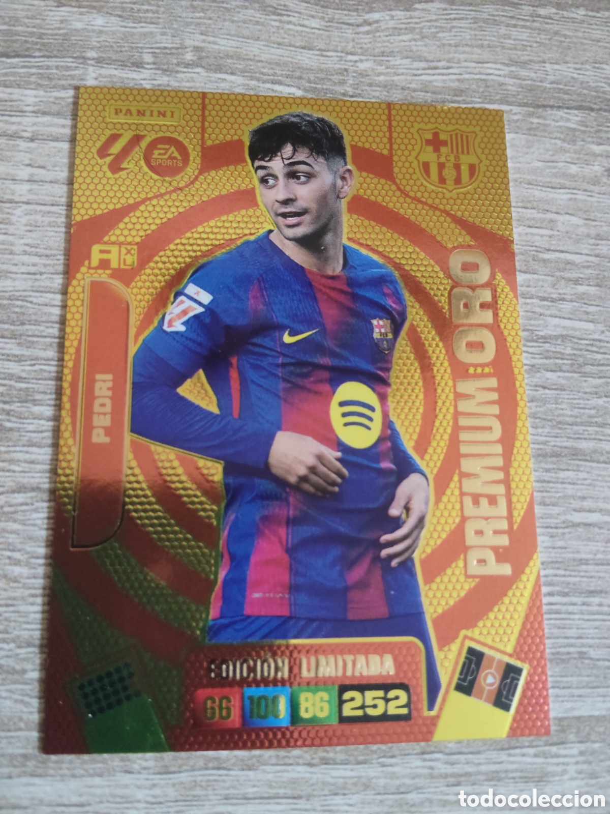 Cromos de F&uacute;tbol: Panini Adrenalyn 2025 2026 25 26 Pedri Barcelona edici&oacute;n limitada