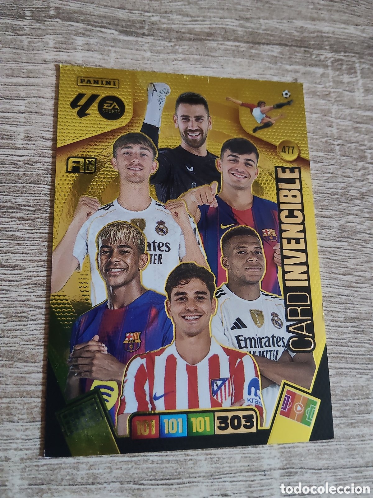 Cromos de F&uacute;tbol: Panini Adrenalyn 2025 2026 25 26 477 card invencible