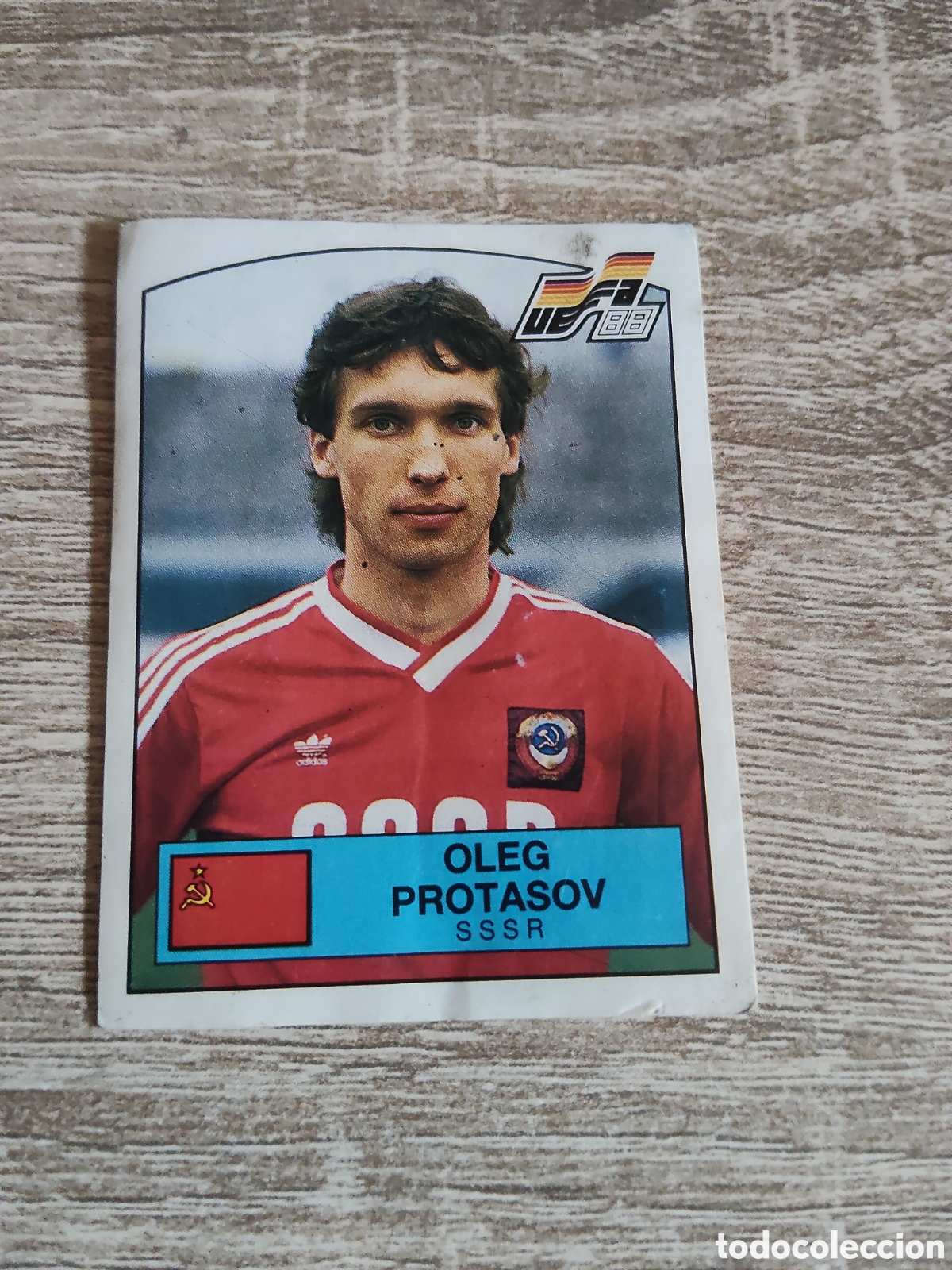 Fu&szlig;ball-Sticker: Panini euro 88 259 Oleg Protasov Rusia