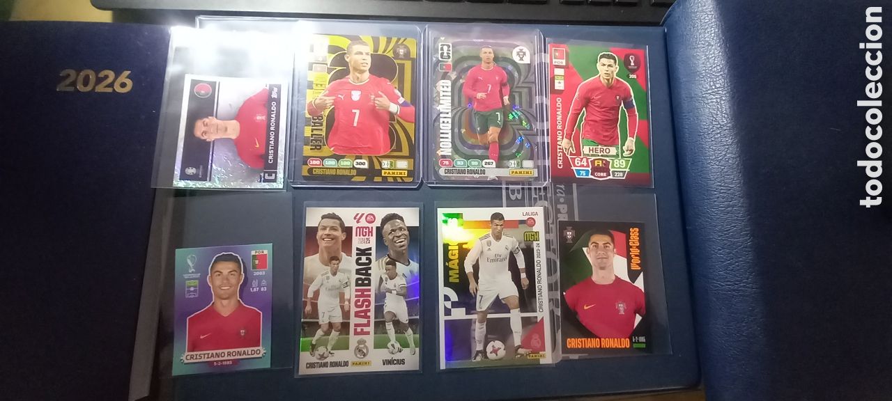 Cromos de Futebol: Lote 8 cromos CRISTIANO RONALDO