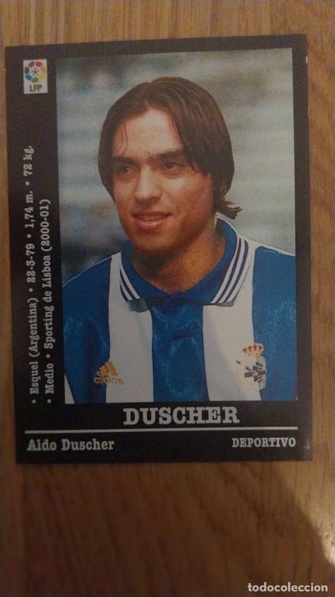 Cromos de Futebol: DUSCHER DEPORTIVO CORU&Ntilde;A ULTIMOS FICHAJES PANINI LIGA 2000 - 2001 00 01 NUNCA PEGADO SIN PEGAR