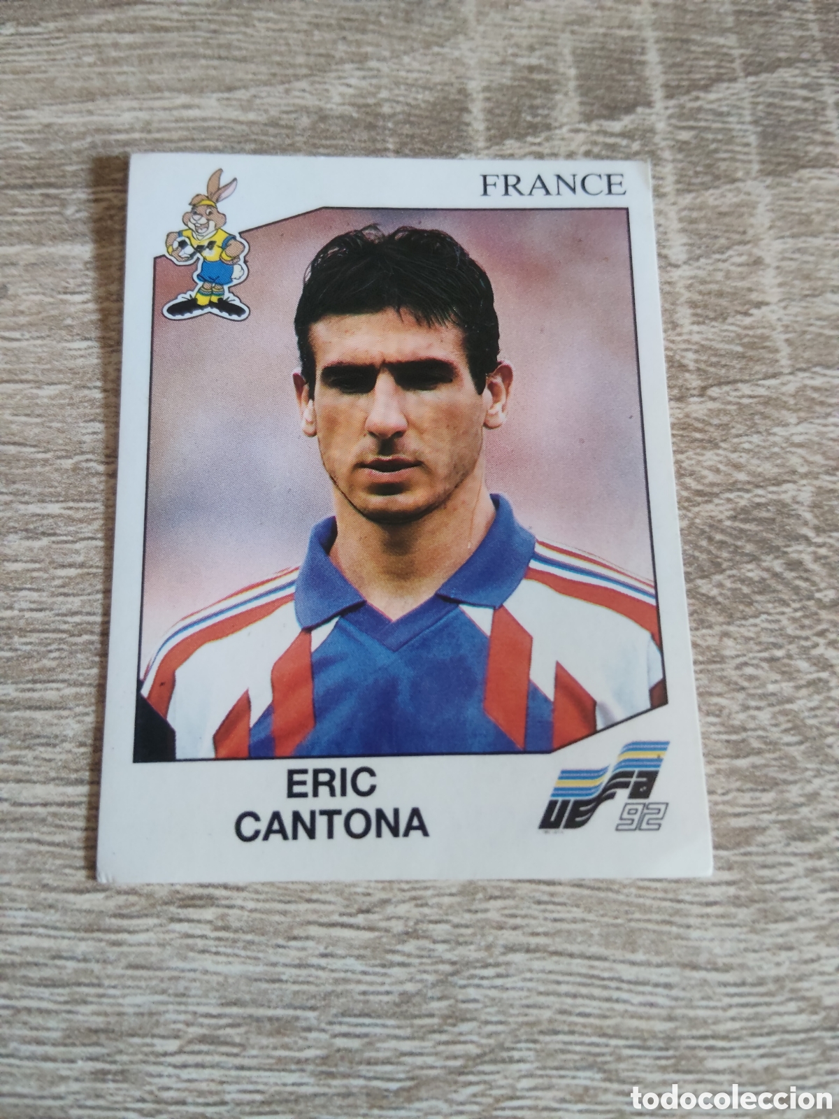 Cromos de F&uacute;tbol: Panini euro 92 61 Eric Cantona Francia