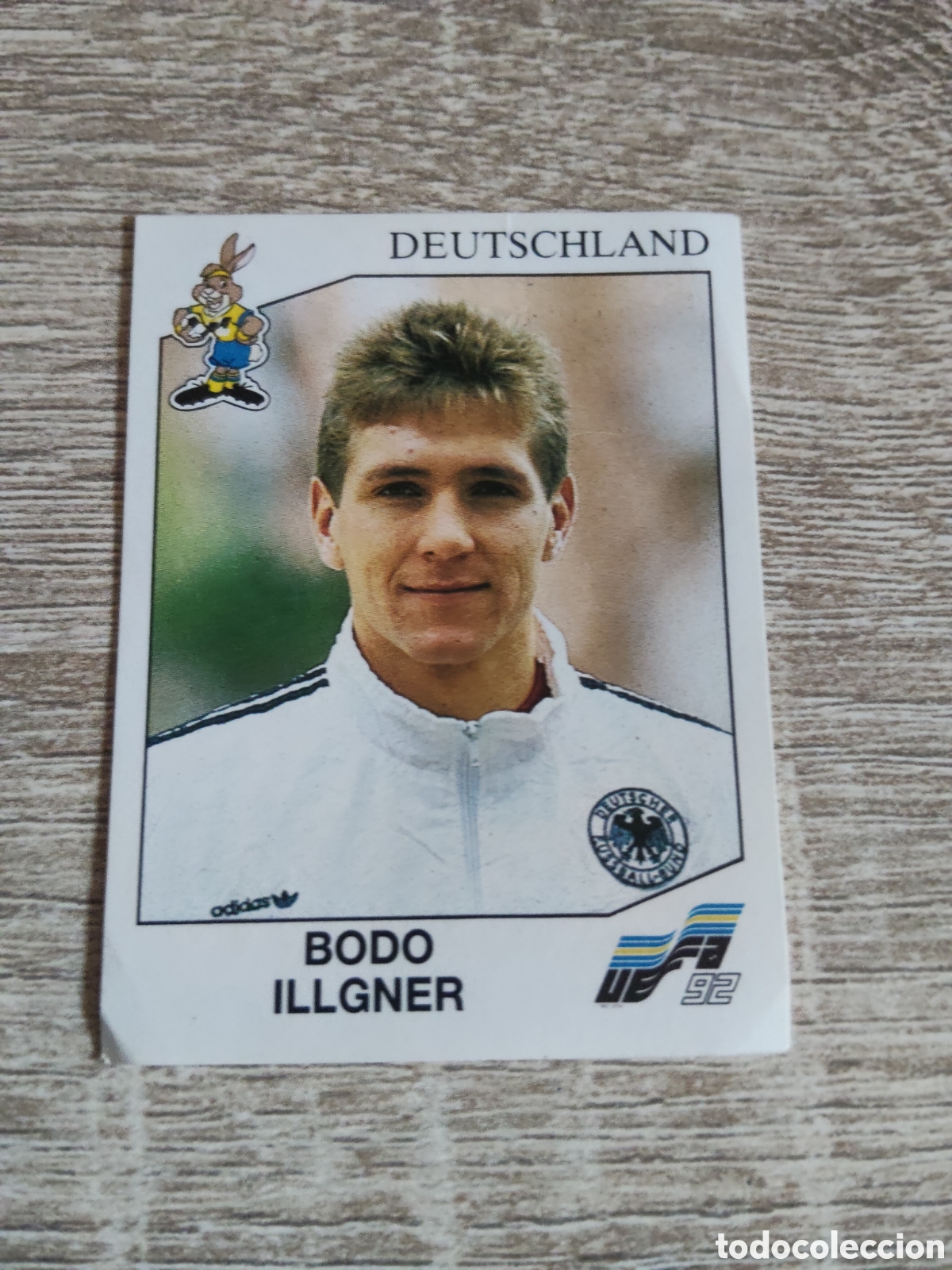Cromos de F&uacute;tbol: Panini euro 92 194 Bodo Illgner Alemania