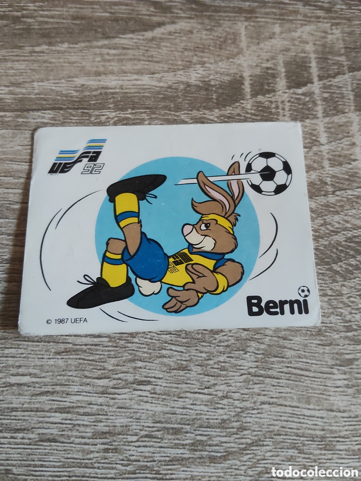 Cromos de F&uacute;tbol: Panini euro 92 257 mascota