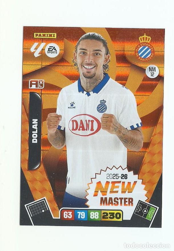 Cromos de F&uacute;tbol: ADRENALYN 2025/2026 NM 12 DOLAN ESPA&Ntilde;OL NUEVO PERFECTO