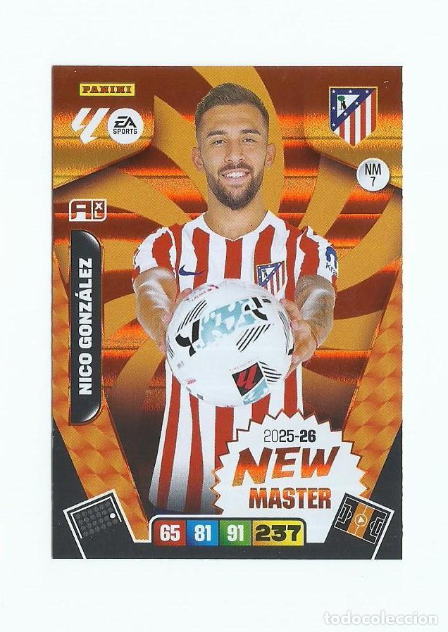 Cromos de F&uacute;tbol: ADRENALYN 2025/2026 NM 7 NICO AT.MADRID , NUEVO PERFECTO