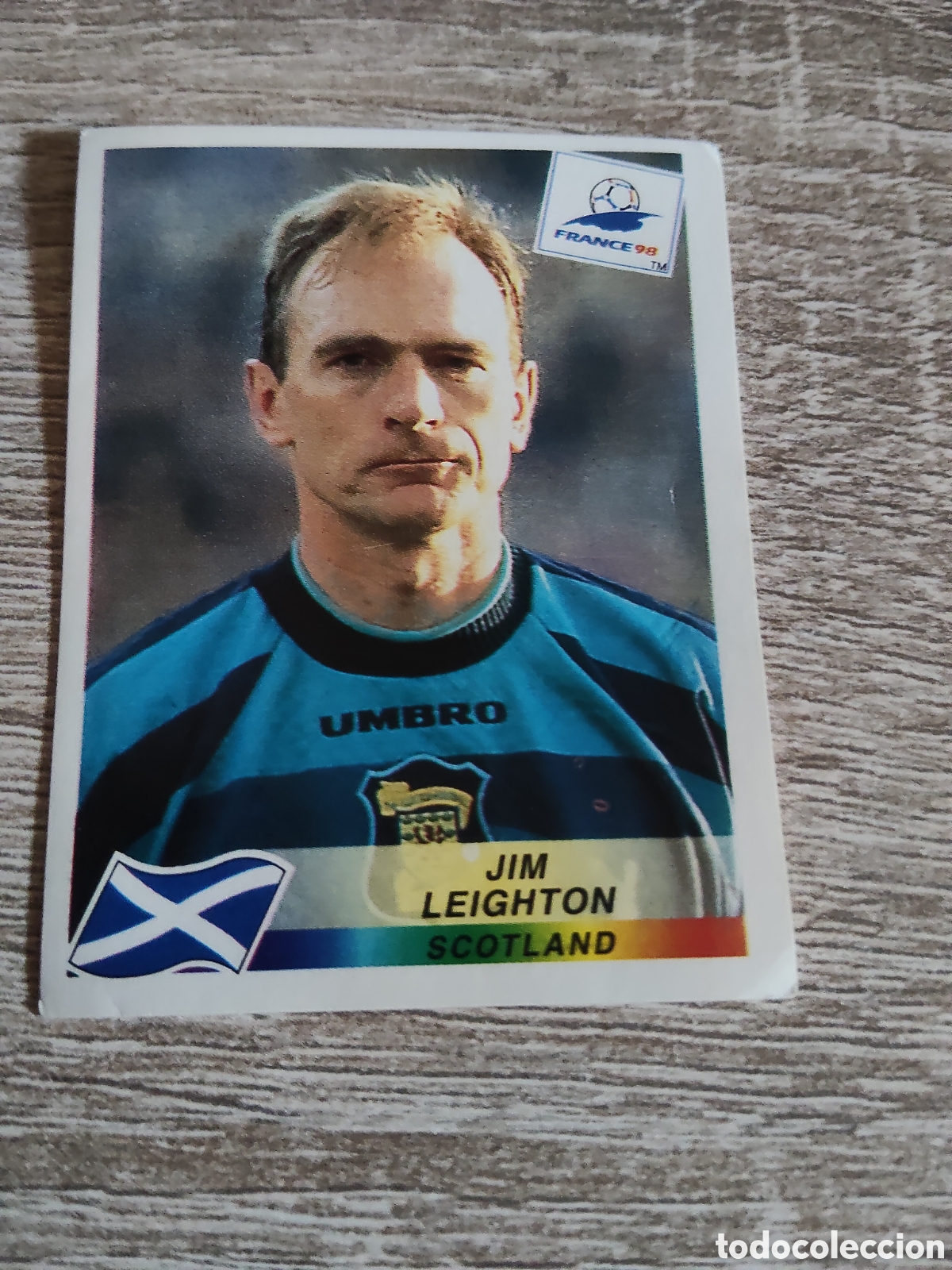 Cromos de F&uacute;tbol: Panini mundial Francia 98 34 Jim Leighton Escocia