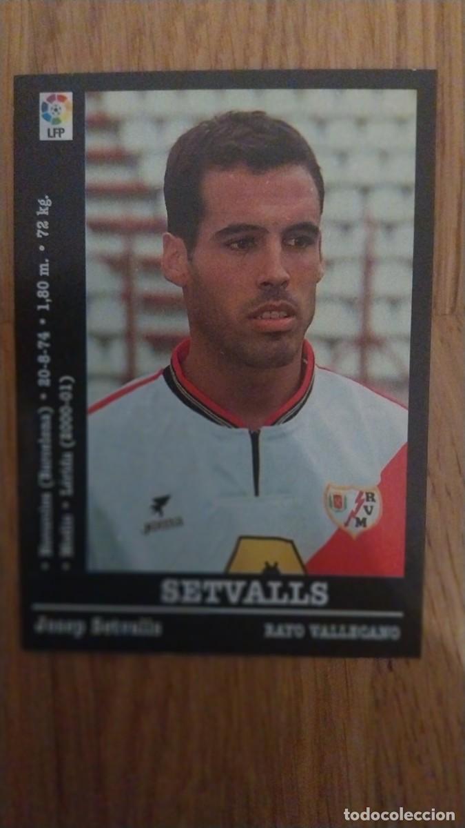 Cromos de F&uacute;tbol: SETVALLS RAYO VALLECANO ULTIMOS FICHAJES PANINI LIGA 2000 2001 00 01 NUNCA PEGADO SIN PEGAR