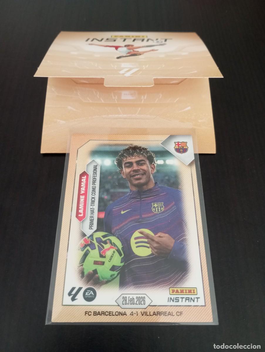 Cromos de F&uacute;tbol: LAMINE YAMAL #1 PANINI INSTANT PRIMER HAT-TRICK LA LIGA 25 26 2025 2026 - UNIDADES LIMITADAS
