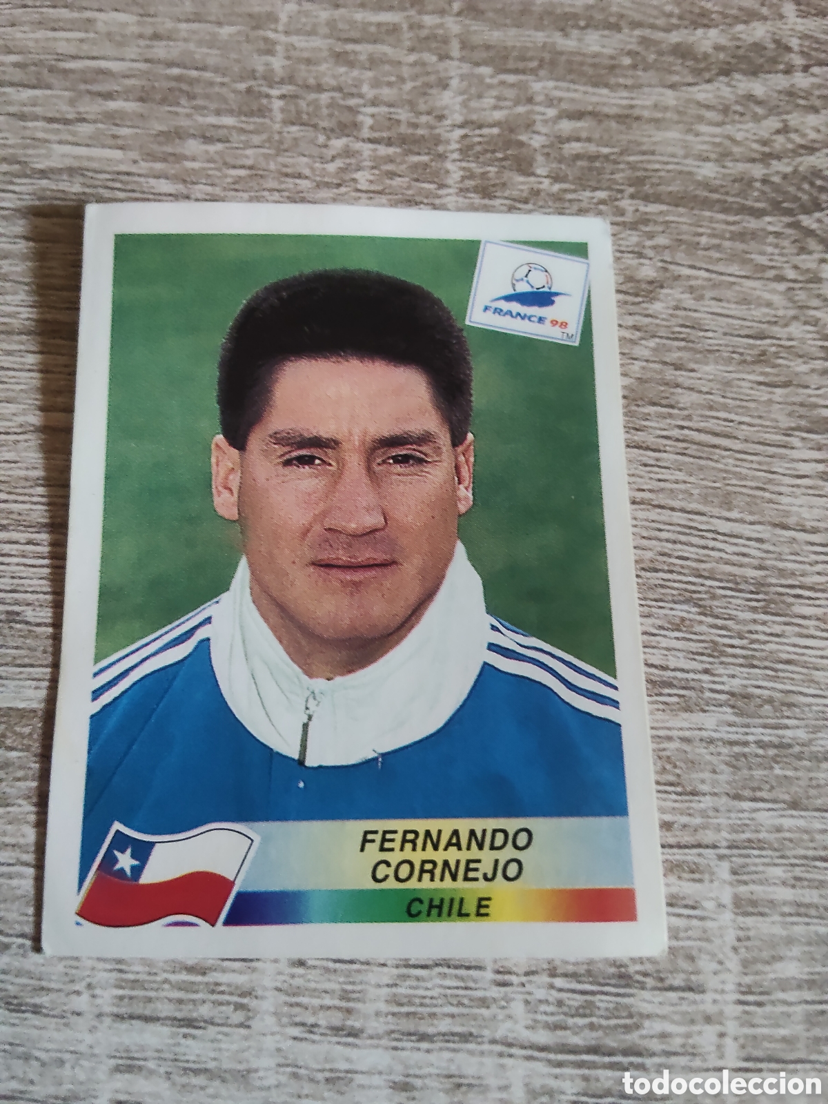 Cromos de F&uacute;tbol: Panini mundial Francia 98 110 Fernando Cornejo Chile