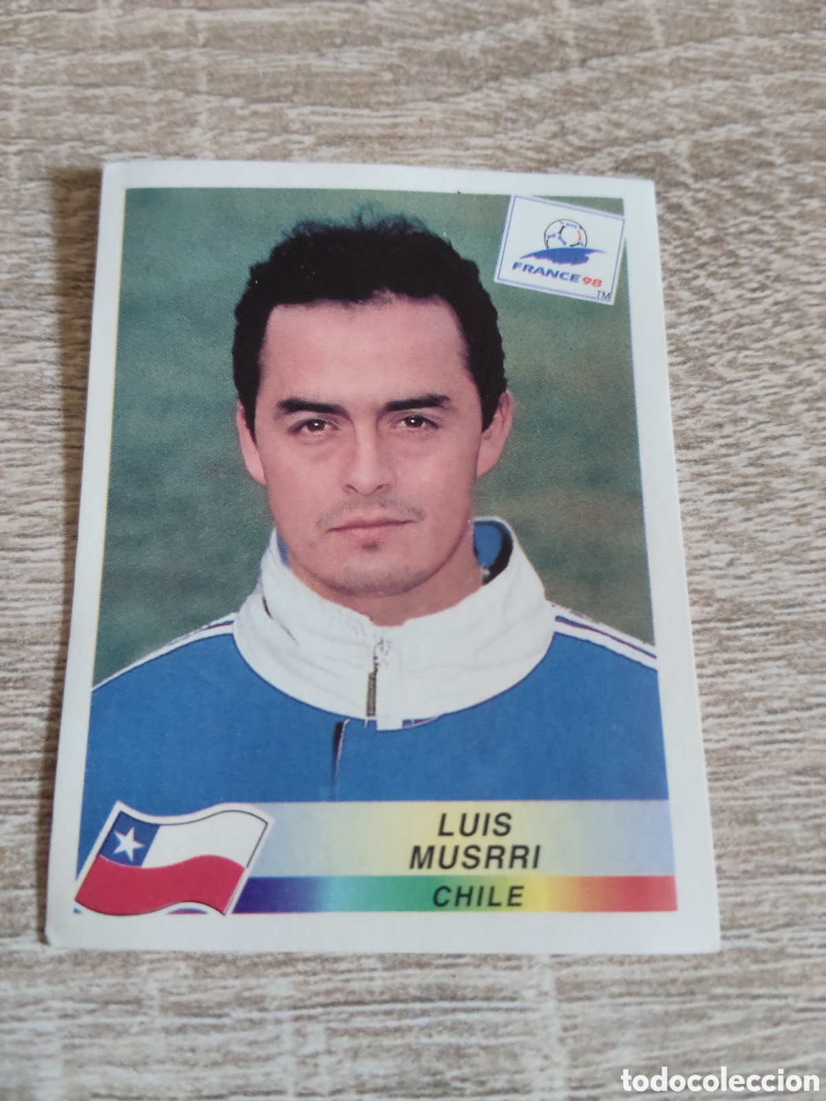 Cromos de F&uacute;tbol: Panini mundial Francia 98 111 Luis Musrri Chile