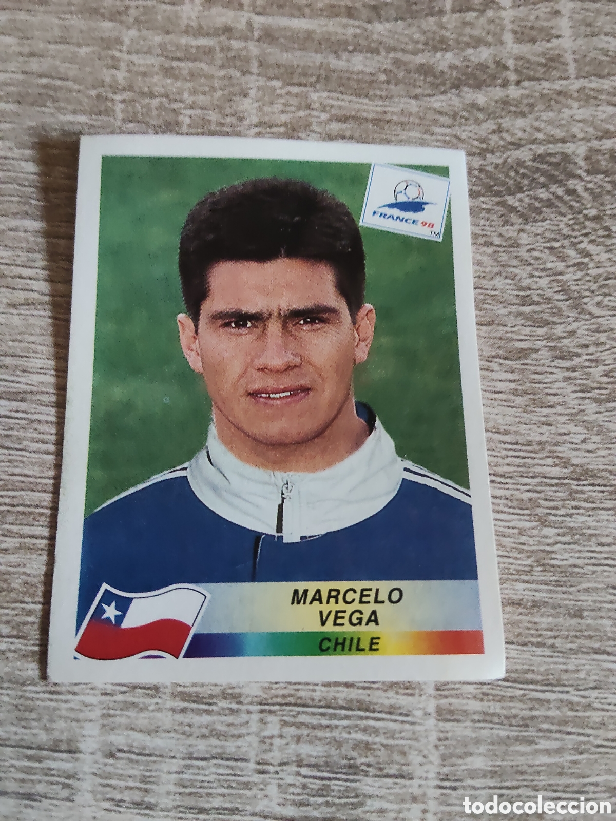 Cromos de F&uacute;tbol: Panini mundial Francia 98 112 Marcelo Vega Chile