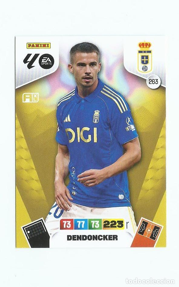 Cromos de F&uacute;tbol: ADRENALYN 2025/2026 263 DENDONCKER OVIEDO , NUEVO PERFECTO