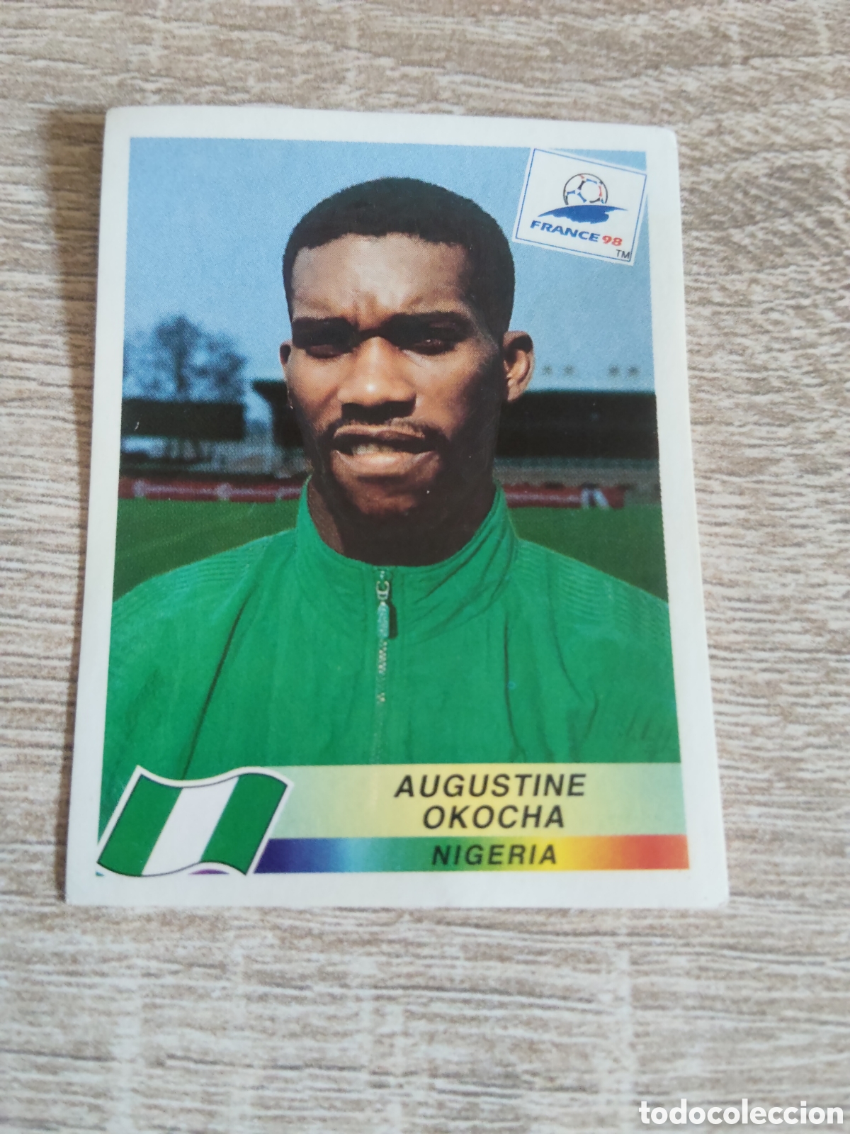 Figurine di Calcio: Panini mundial Francia 98 253 Augustine Okocha Nigeria