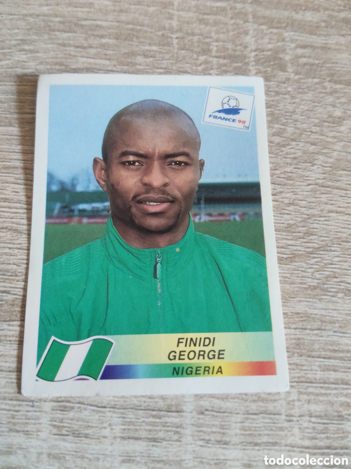 Fu&szlig;ball-Sticker: Panini mundial Francia 98 256 Finidi George Nigeria