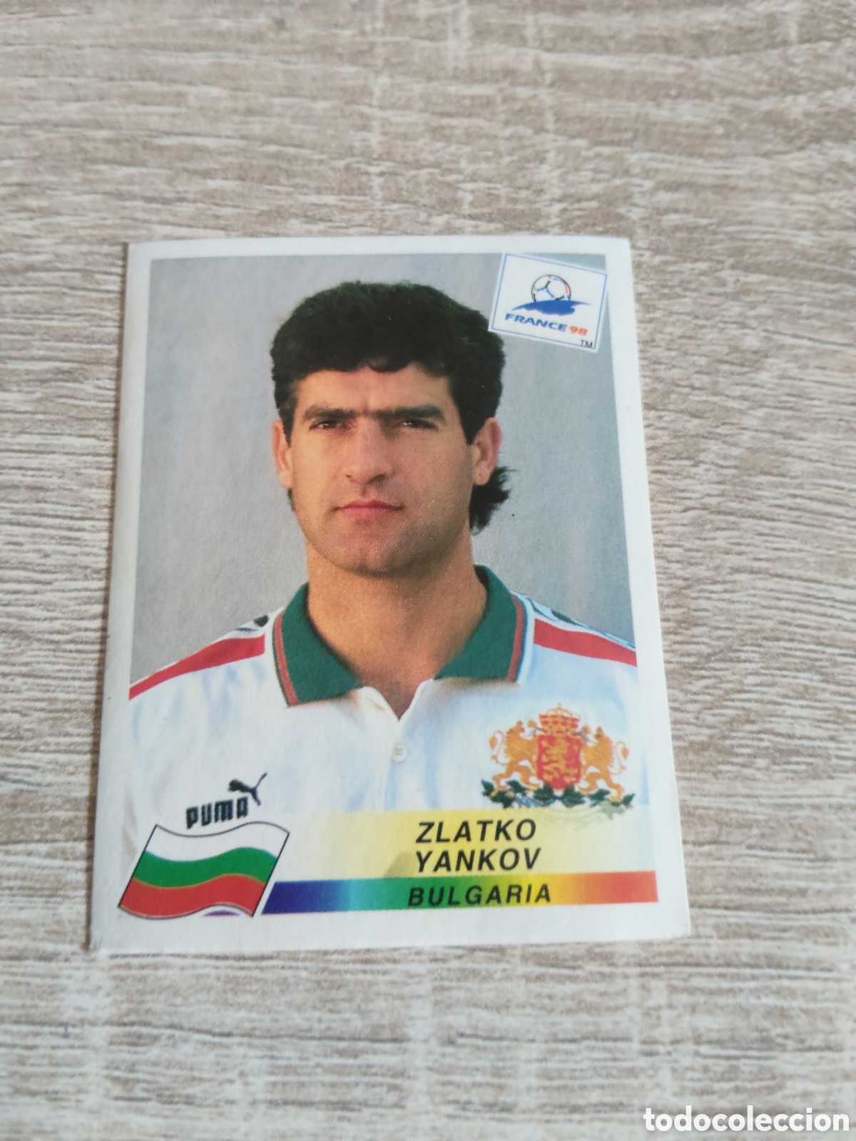 Cromos de F&uacute;tbol: Panini mundial Francia 98 290 Zlatko Yankov Bulgaria