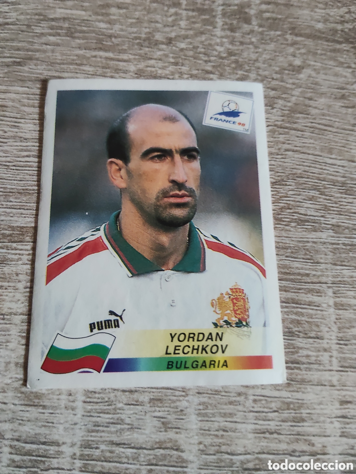 Cromos de F&uacute;tbol: Panini mundial Francia 98 291 Yordan Lechkov Bulgaria