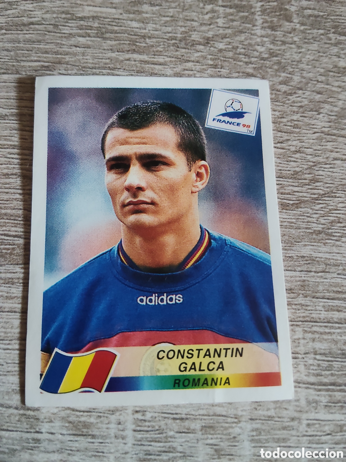 Cromos de F&uacute;tbol: Panini mundial Francia 98 437 Constantin Galca Ruman&iacute;a