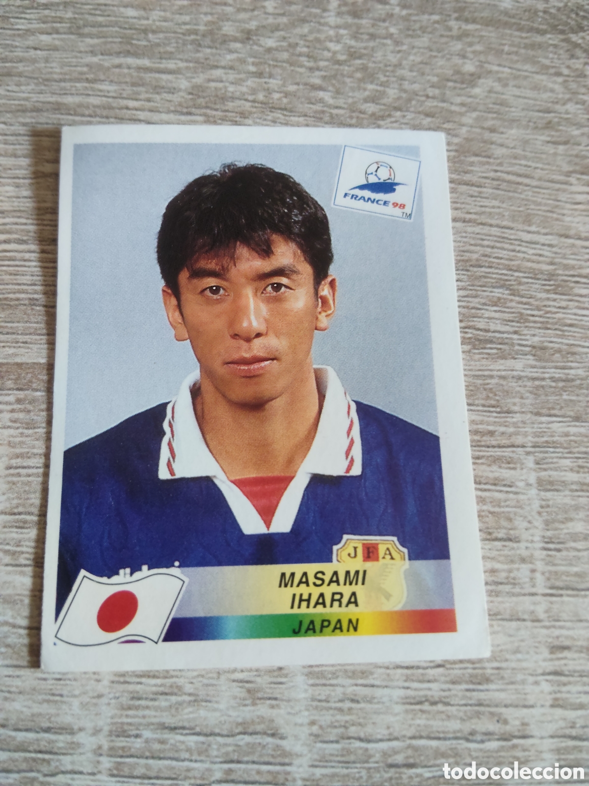 Cromos de F&uacute;tbol: Panini mundial Francia 98 521 Masami Ihara Jap&oacute;n