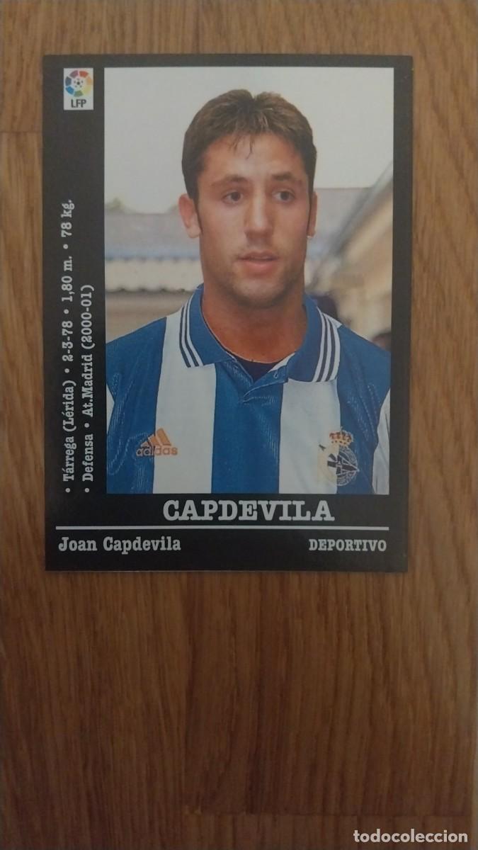 Cromos de F&uacute;tbol: CAPDEVILA VERSION 7a DEPORTIVO COLOCA PANINI LIGA 2000/01 00 01 NUNCA PEGADO SIN PEGAR
